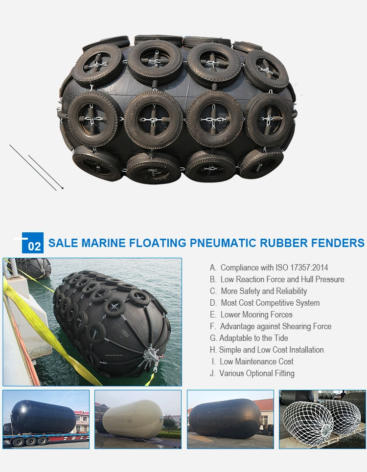 China Yokohama Type Pneumatic Marine Rubber Fender for Dock and Boat