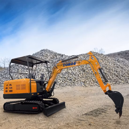 Largeur de voie de mini-excavatrice de petite pelle de 3 tonnes avec connecteur rapide hydraulique